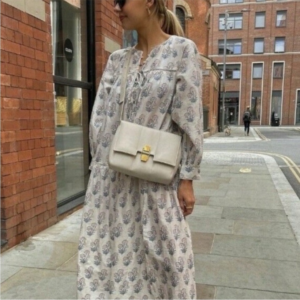 ZARA | Printed Tiered Dress - Picture 4 of 11
